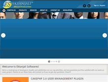 Tablet Screenshot of ektanjali.com